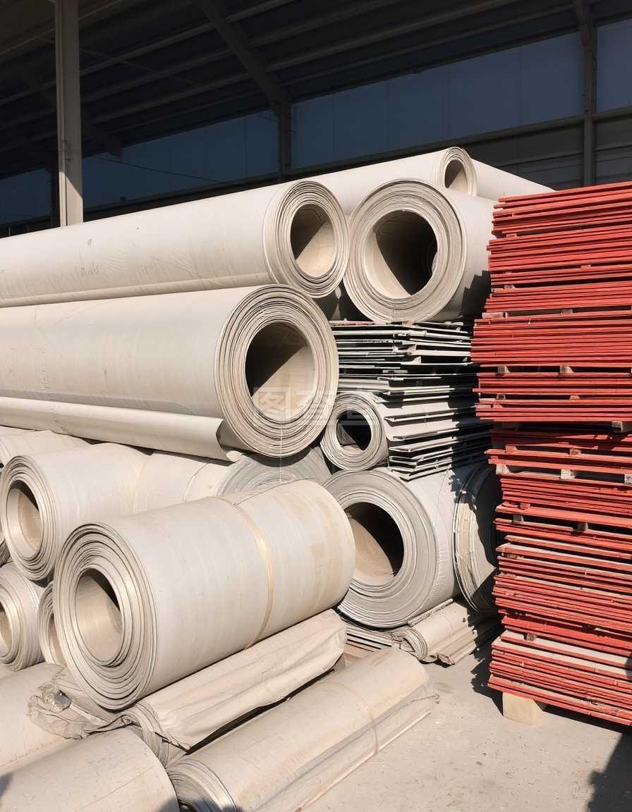 金屬卷.建筑材料的儲存